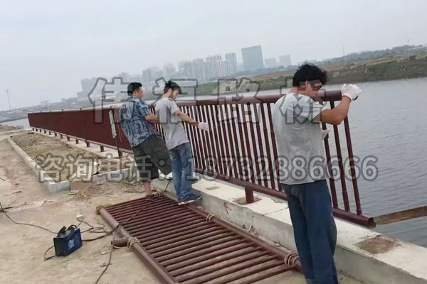 黃驊港(gǎng)貝殼湖公園(yuán)鐵藝欄(lán)杆項目 黃驊港貝殼湖公園鐵藝欄(lán)杆項目